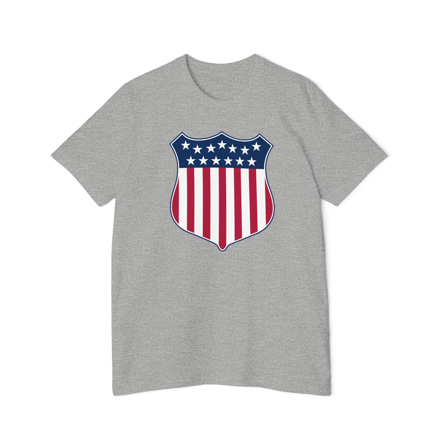 United States Flag Shield T-Shirt | Made in USA