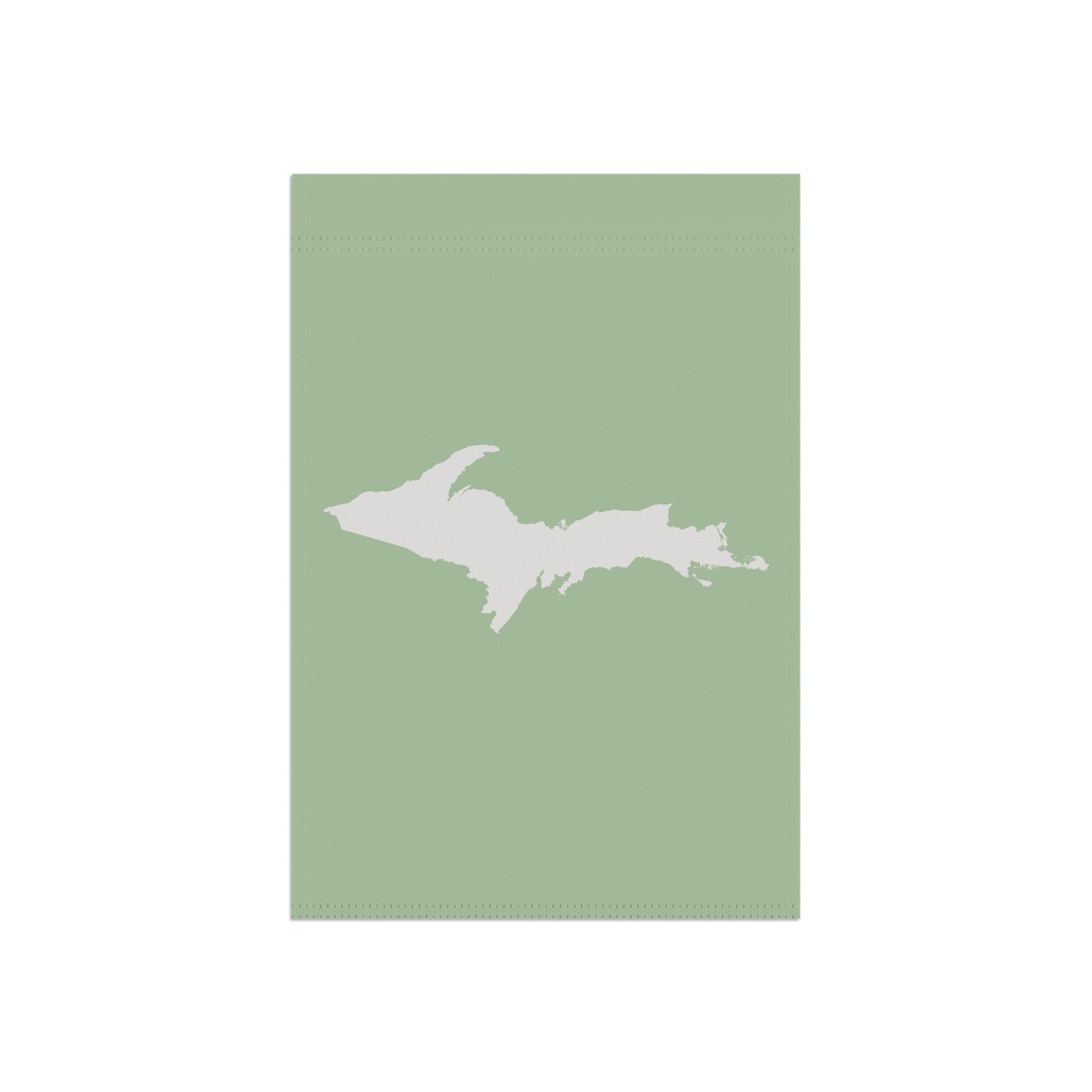 Michigan Upper Peninsula Home & Garden Flag (w/ UP Outline) | Tea Green