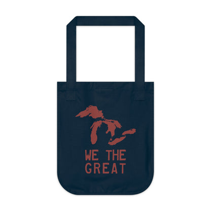 Great Lakes 'We The Great' Heavy Tote | Ore Dock Red