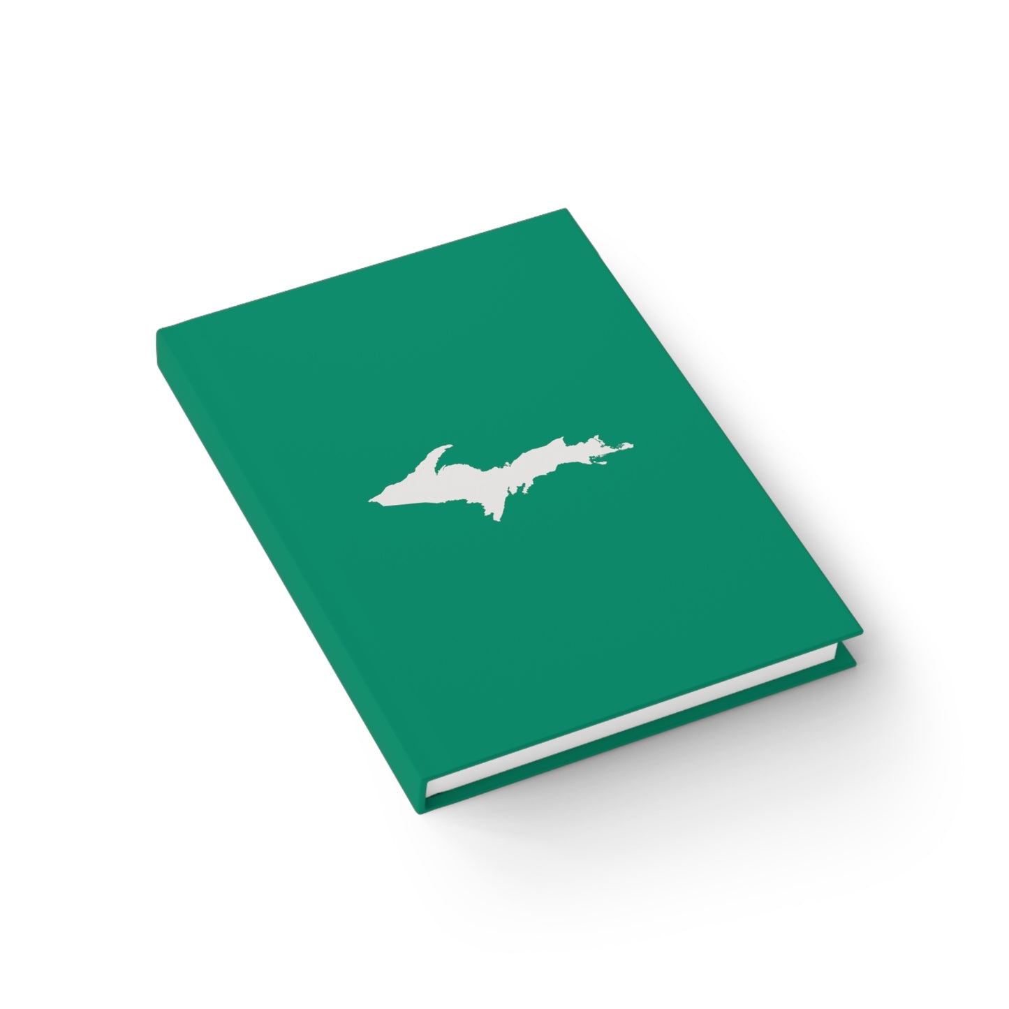 Michigan Upper Peninsula Blank Sketchbook (w/ UP Outline) | Emerald Green