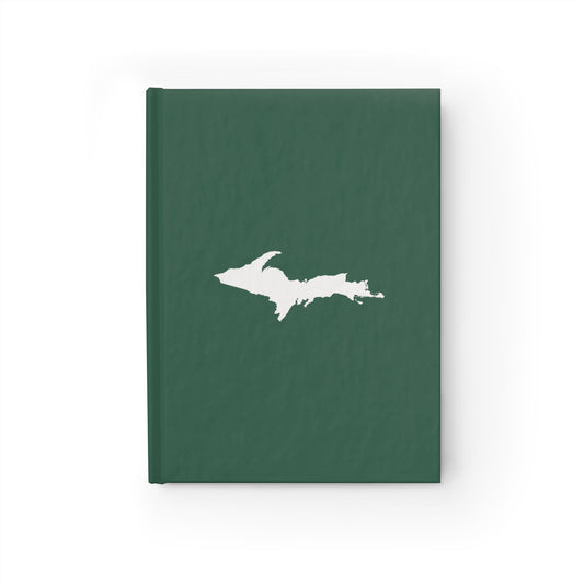 Michigan Upper Peninsula Blank Sketchbook (w/ UP Outline) | Ginger Ale Green