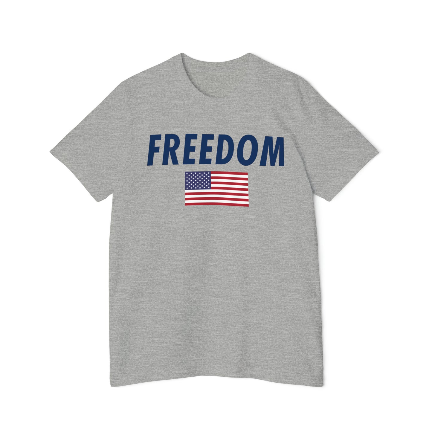 'Freedom' T-Shirt (Oblique Sans Flag Edition) | Made in USA