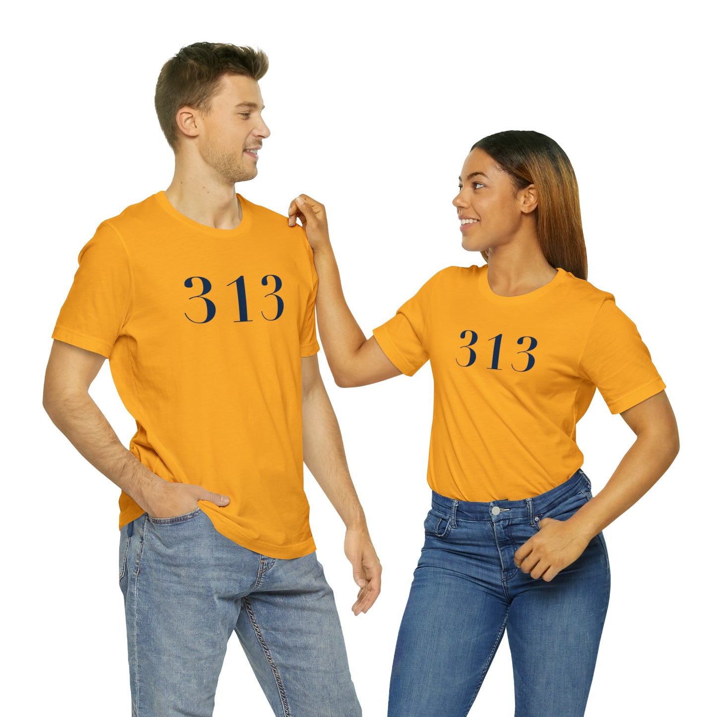 Detroit '313' T-Shirt (Didot Font) | Unisex Standard Fit