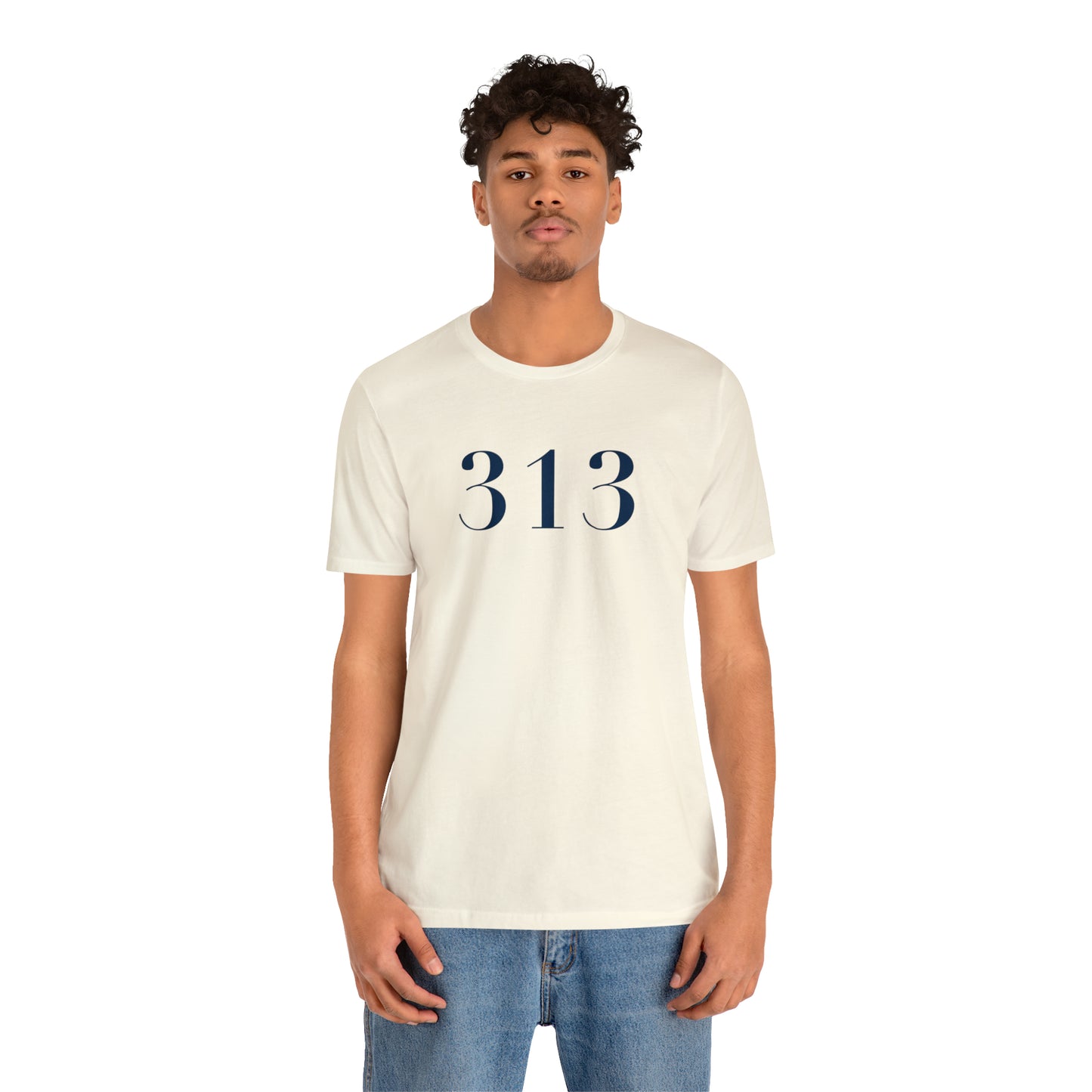 Detroit '313' T-Shirt (Didot Font) | Unisex Standard Fit