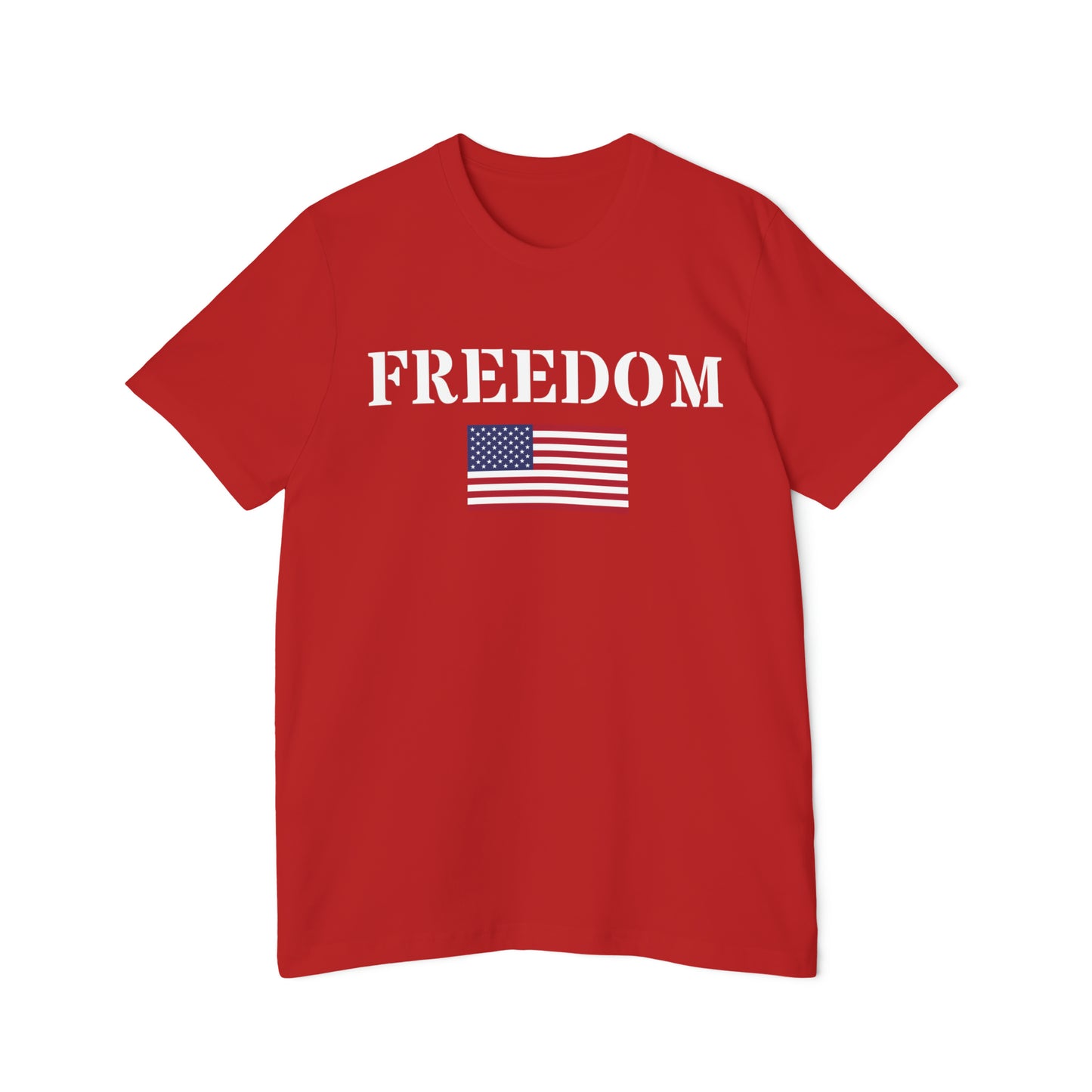 'Freedom' T-Shirt (Army Stencil Flag Edition) | Made in USA