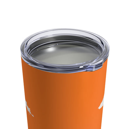 Michigan Upper Peninsula Tumbler (w/ UP Outline) | Safety Orange - 10oz