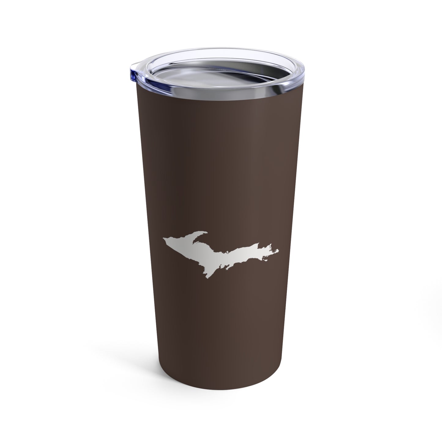 Michigan Upper Peninsula Tumbler (w/ UP Outline) | Hickory Color - 20oz