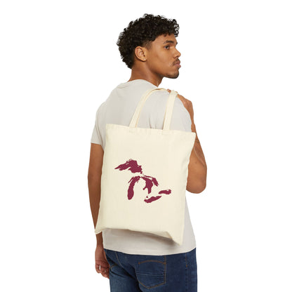 Great Lakes Light Tote Bag (Ruby Red)