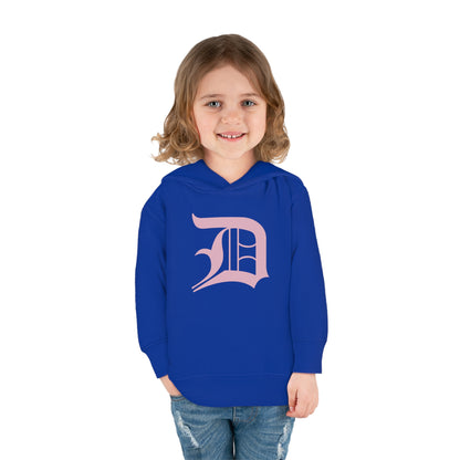 Detroit 'Old English D' Hoodie (Pink) | Unisex Toddler