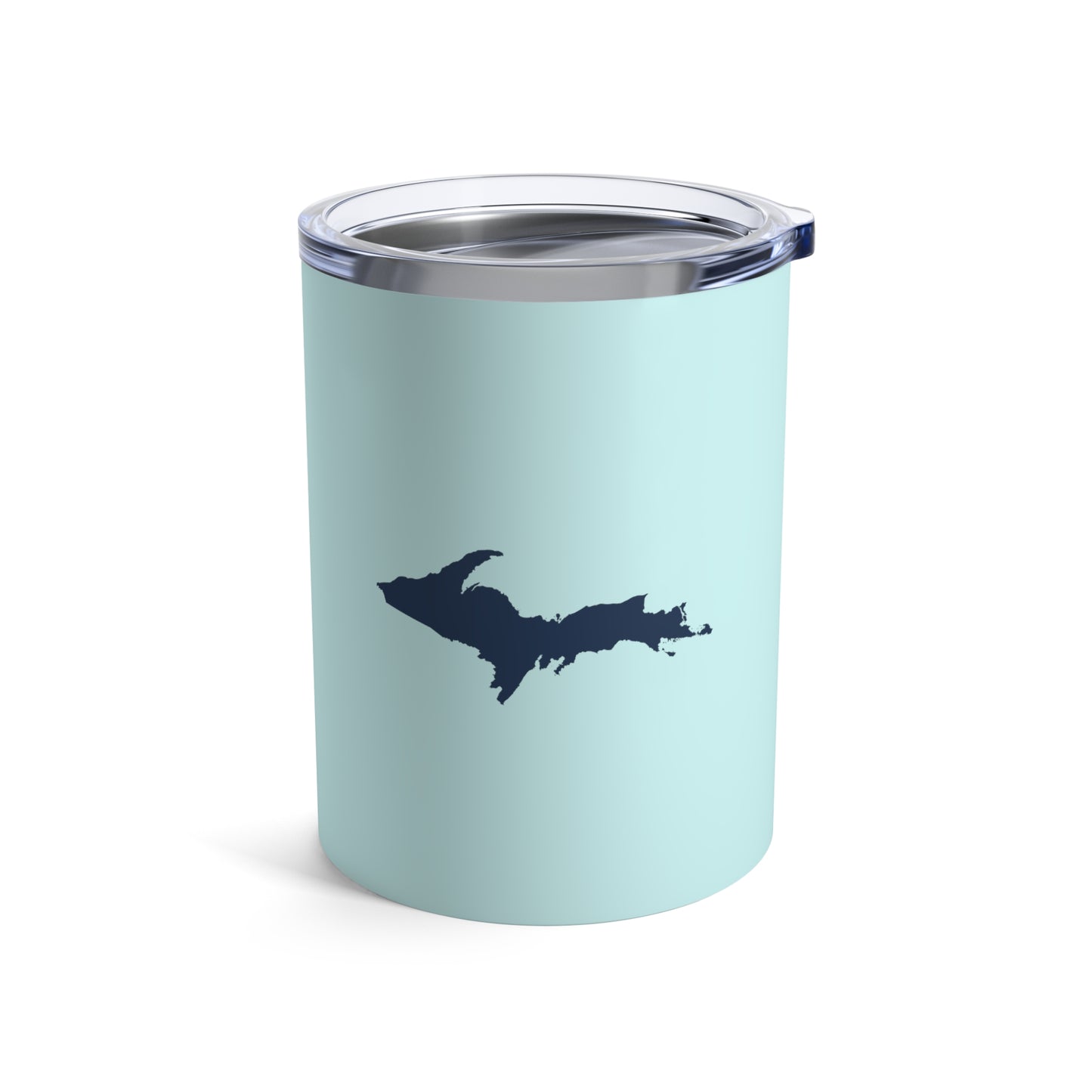 Michigan Upper Peninsula Tumbler (w/ UP Outline) | Cyan - 10oz