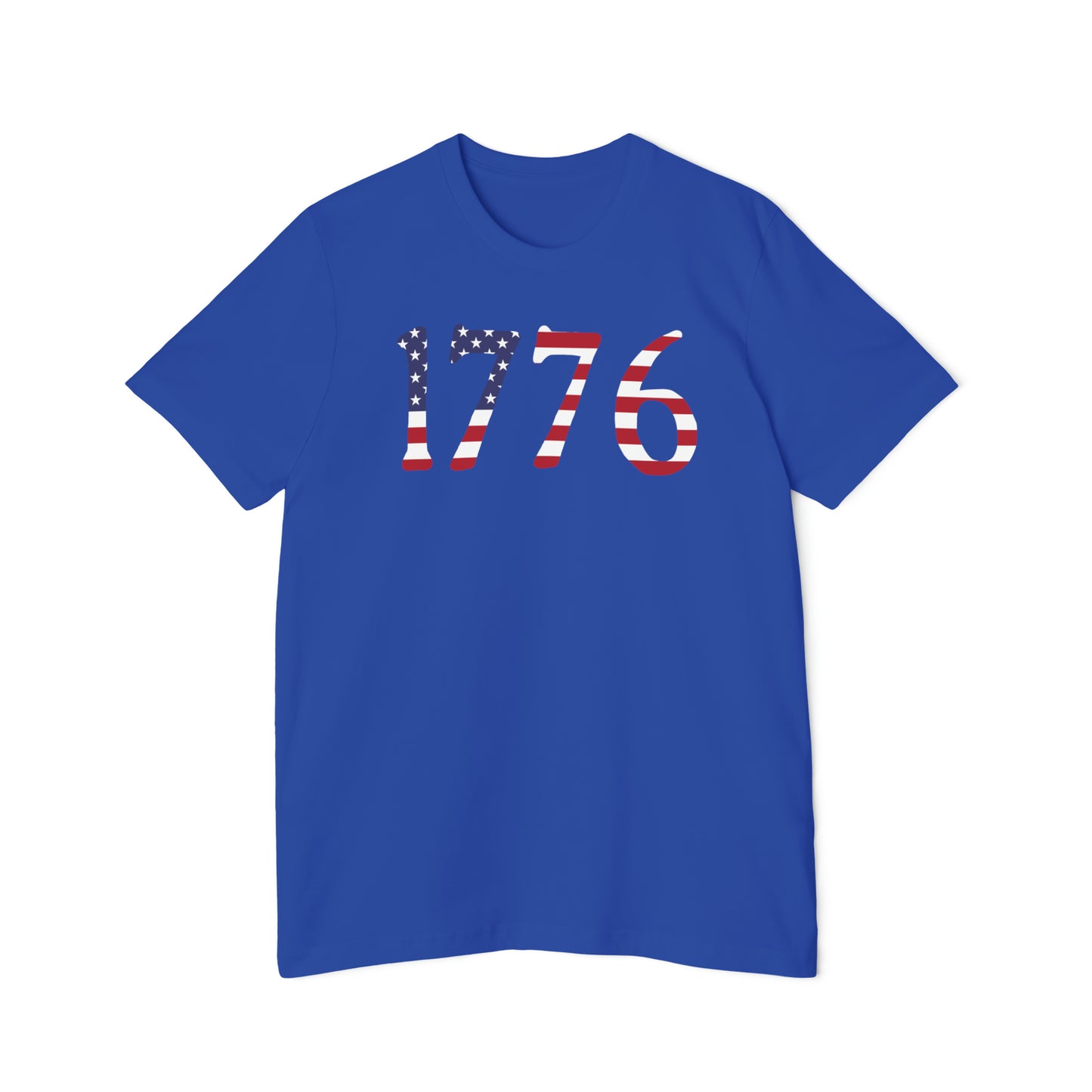 '1776' T-Shirt (Revolutionary Font Flag Edition) | Made in USA