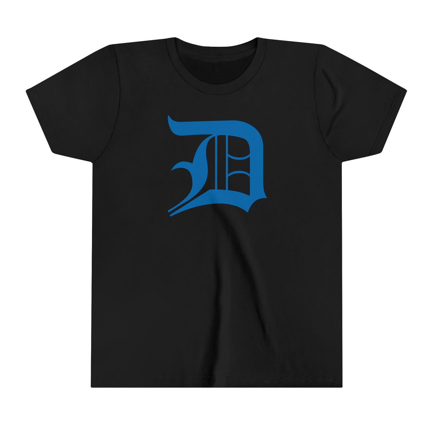 Detroit 'Old English D' T-Shirt (Azure) | Youth Short Sleeve