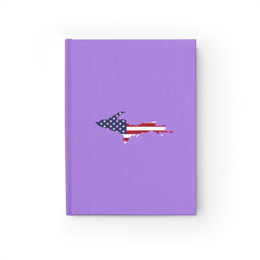 Michigan Upper Peninsula Blank Sketchbook (w/ UP USA Flag) | Lavender