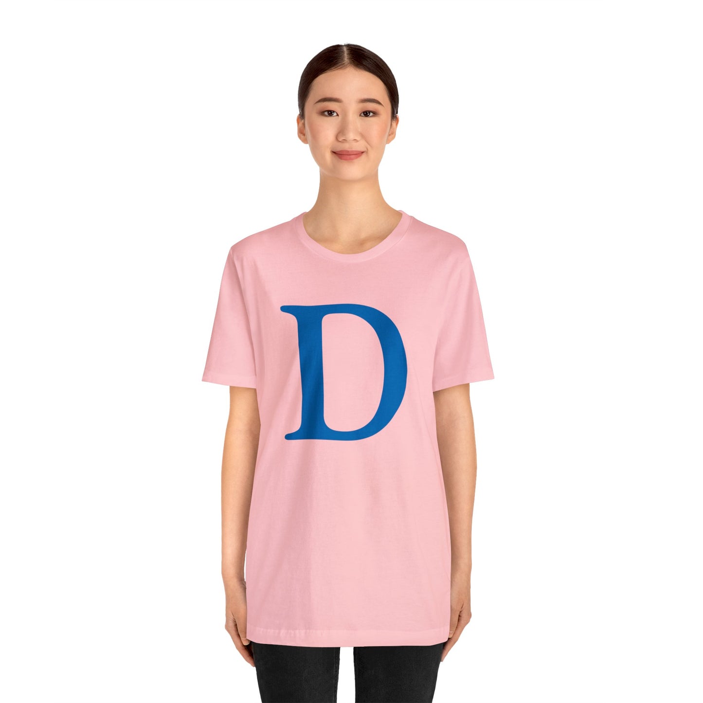 'Old French D' T-Shirt (Azure) | Unisex Standard Fit