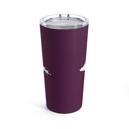 Michigan Upper Peninsula Tumbler (w/ UP Outline) | Tyrian Purple - 20oz