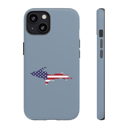 Michigan Upper Peninsula Tough Phone Case (B-24 Liberator Grey w/ UP USA Outline) | Apple iPhone