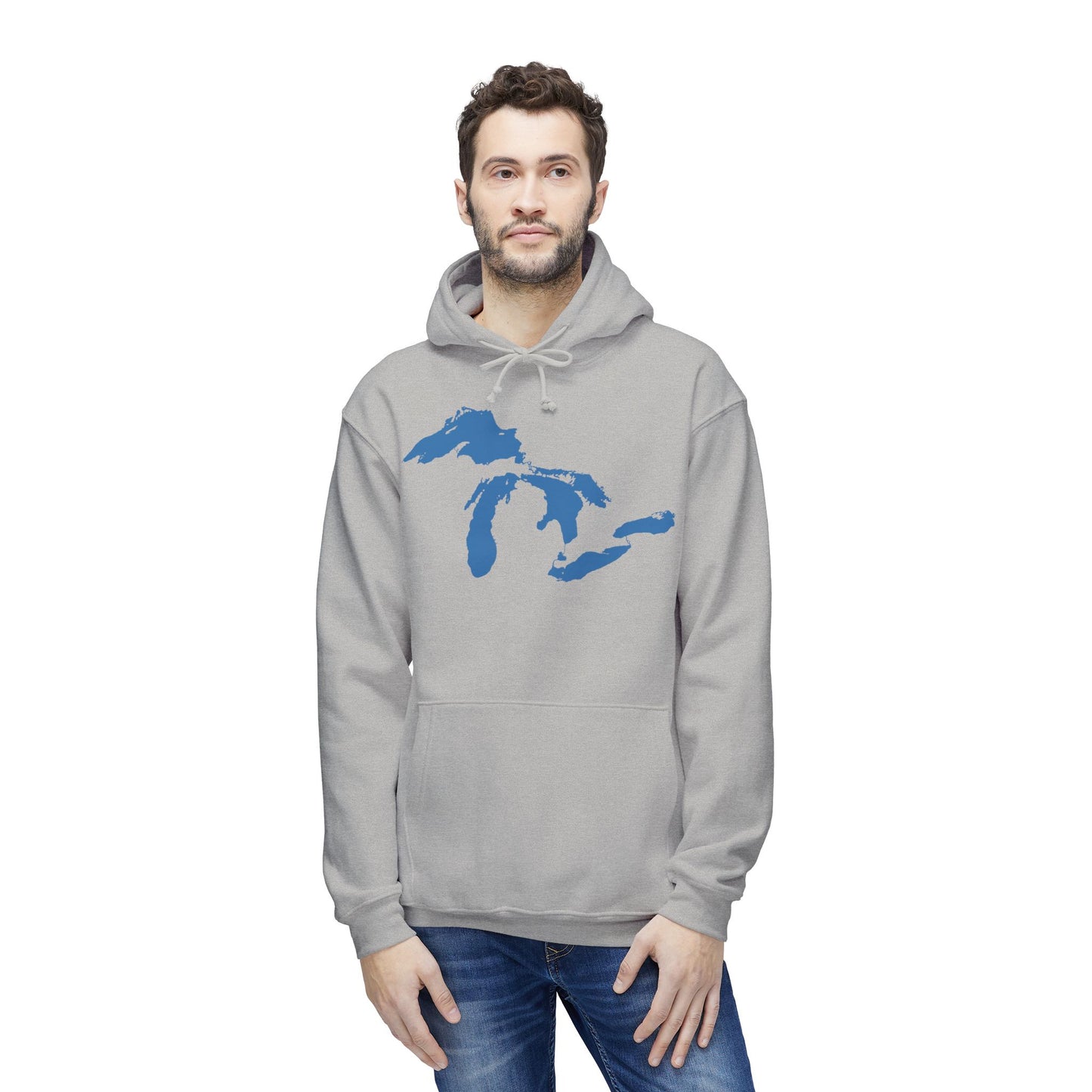 Great Lakes Ultrapremium Hoodie | Made in USA - Superior Blue