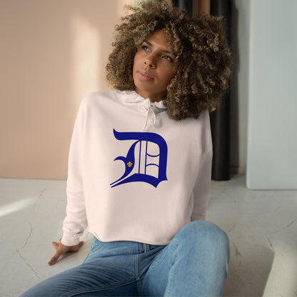 Detroit 'Old English D' Cropped Hoodie (French Edition)