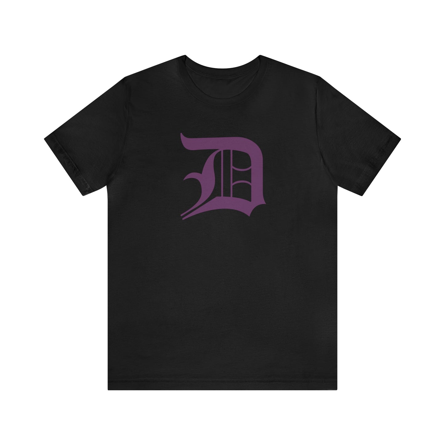 Detroit 'Old English D' T-Shirt (Plum) | Unisex Standard