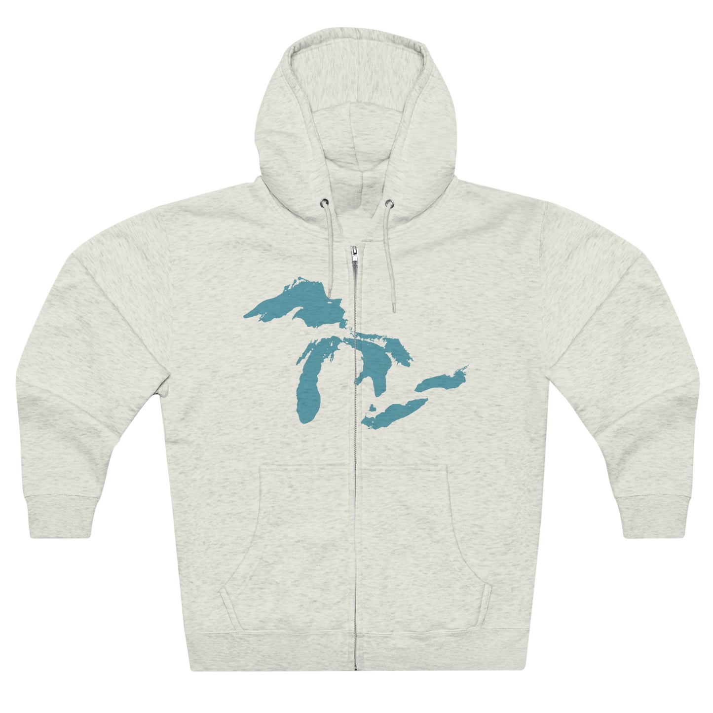 Great Lakes Hoodie (Huron Blue) | Unisex Full Zip