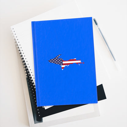 Michigan Upper Peninsula Blank Sketchbook (w/ UP USA Flag) | Motor Town Blue