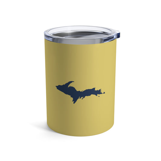 Michigan Upper Peninsula Tumbler (w/ UP Outline) | Plum Yellow - 10oz