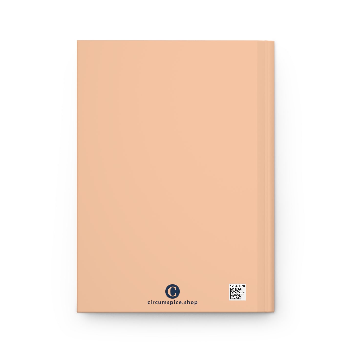 Michigan Upper Peninsula Hardcover Journal (w/ UP USA Flag) | Ruled - Peach