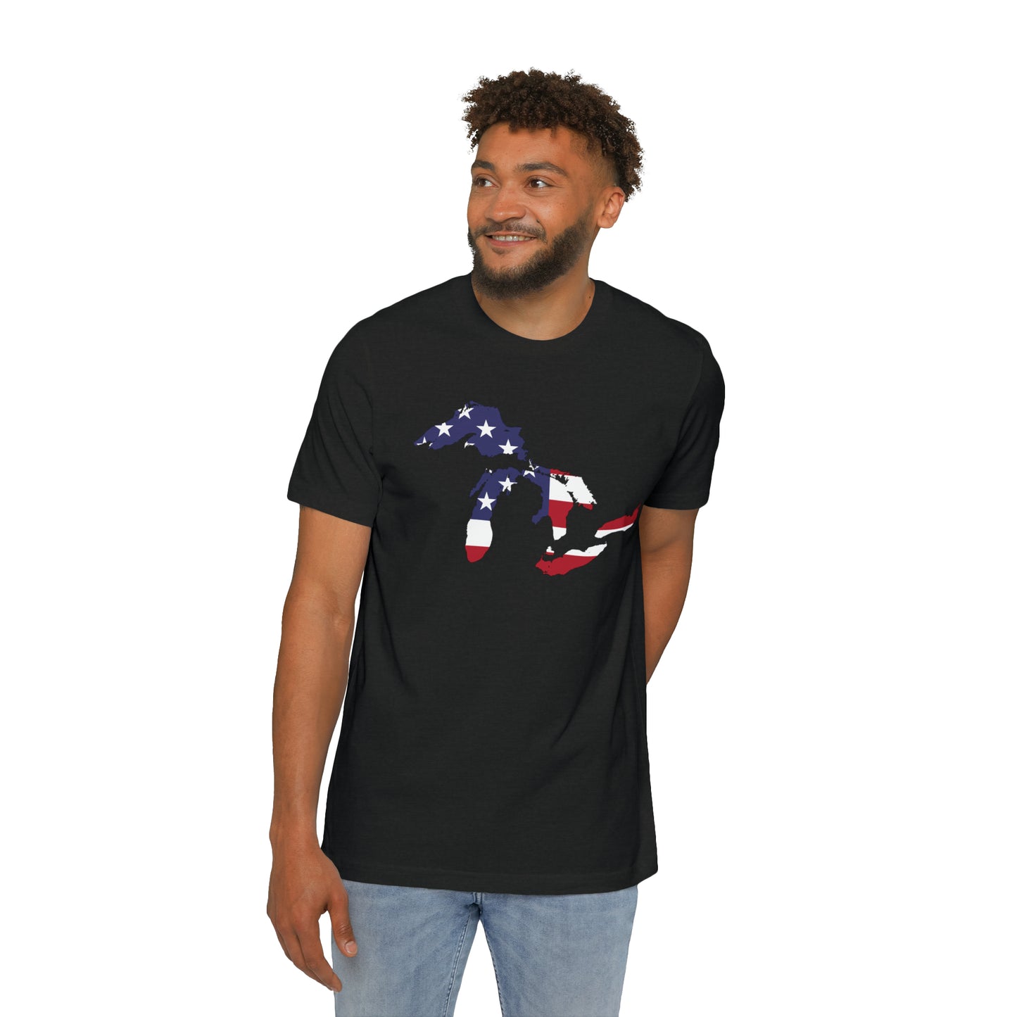 Great Lakes USA Flag T-Shirt | Made in USA