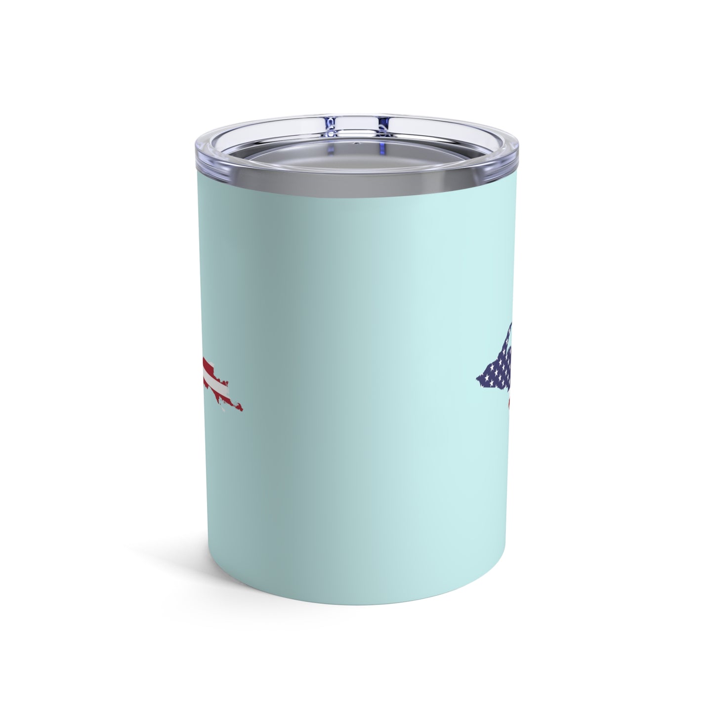 Michigan Upper Peninsula Tumbler (w/ UP USA Flag) | Cyan - 10oz