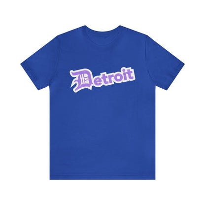 Detroit' T-Shirt (Lavender w/ Old English 'D') | Unisex Standard