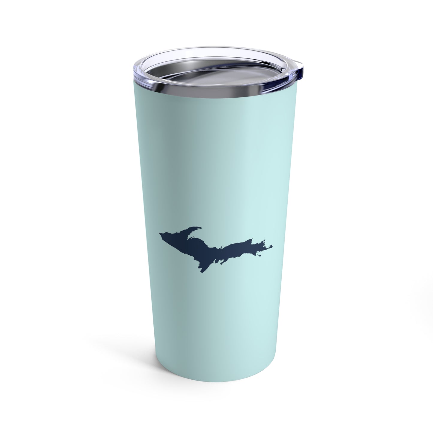 Michigan Upper Peninsula Tumbler (w/ UP Outline) | Cyan - 20oz