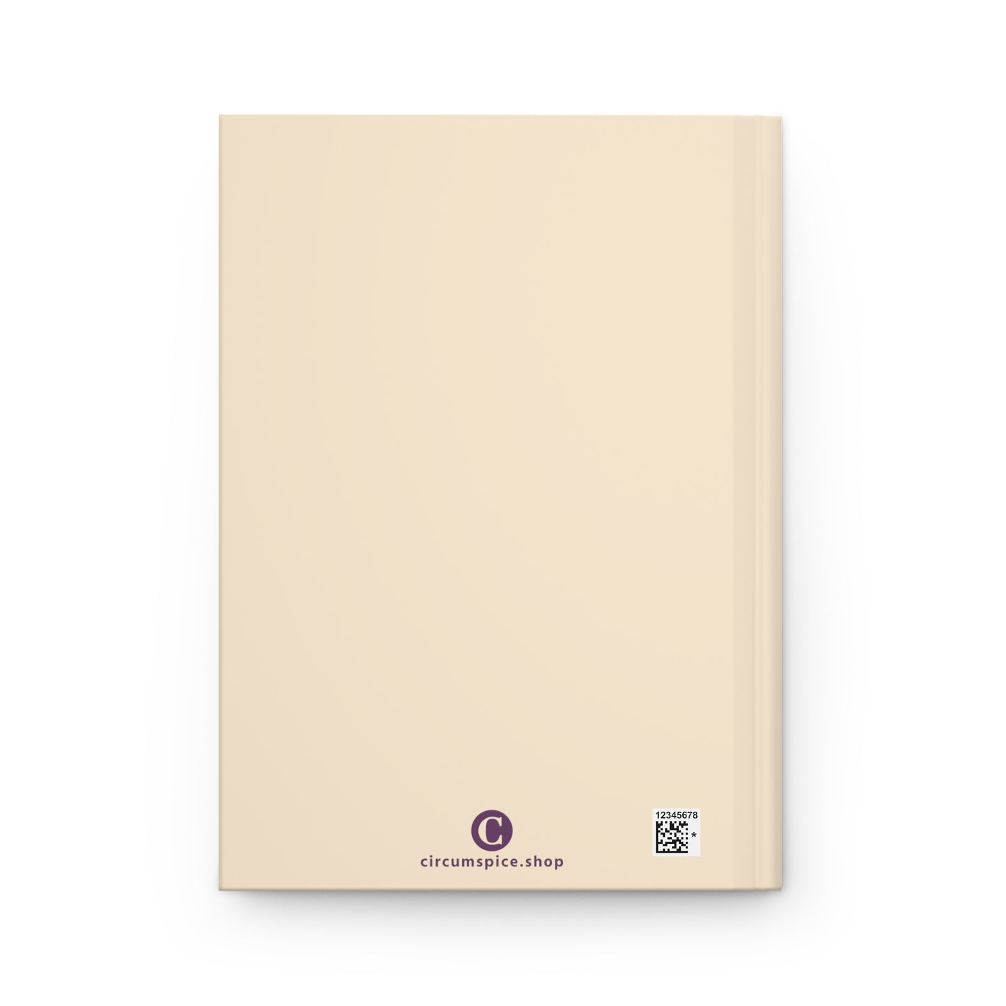 Michigan Upper Peninsula Hardcover Journal (Champagne White w/ Plum Outline) | Ruled - 150pgs