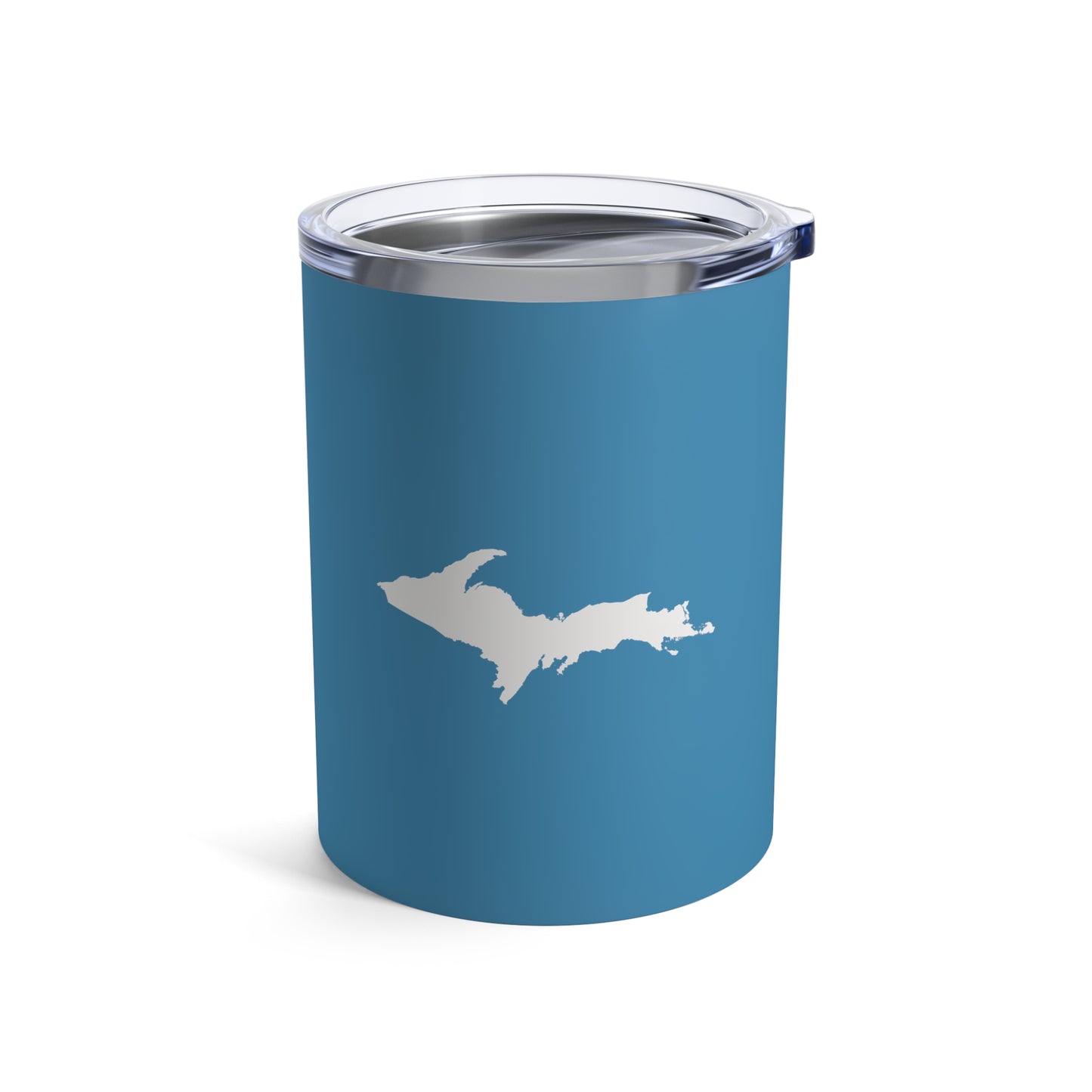 Michigan Upper Peninsula Tumbler (w/ UP Outline) | Lake Michigan Blue - 10oz