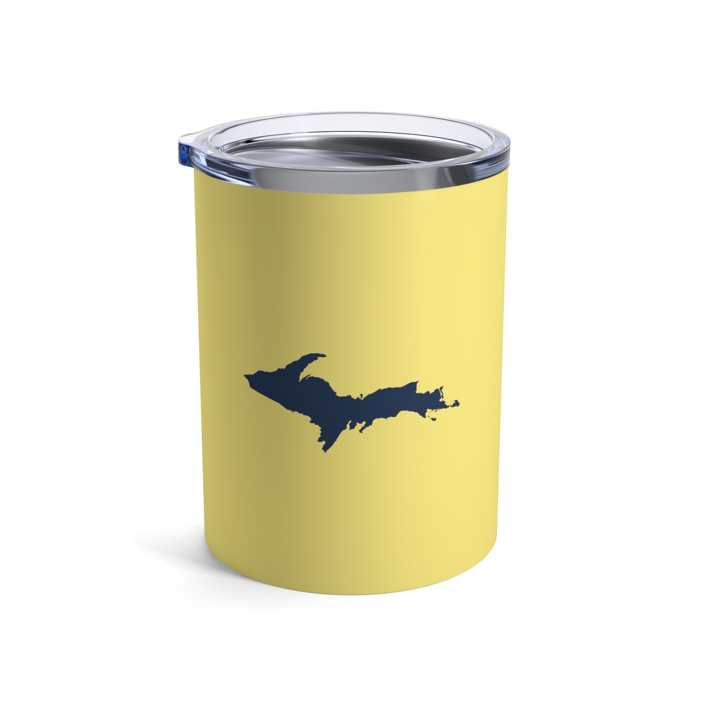 Michigan Upper Peninsula Tumbler (w/ UP Outline) | Cherry Yellow - 10oz