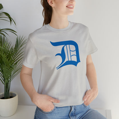 Detroit 'Old English D' T-Shirt (Azure) | Unisex Standard