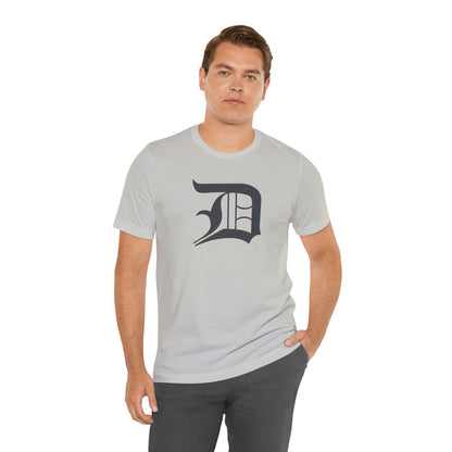 Detroit 'Old English D' T-Shirt (Iron Ore Grey) | Unisex Standard