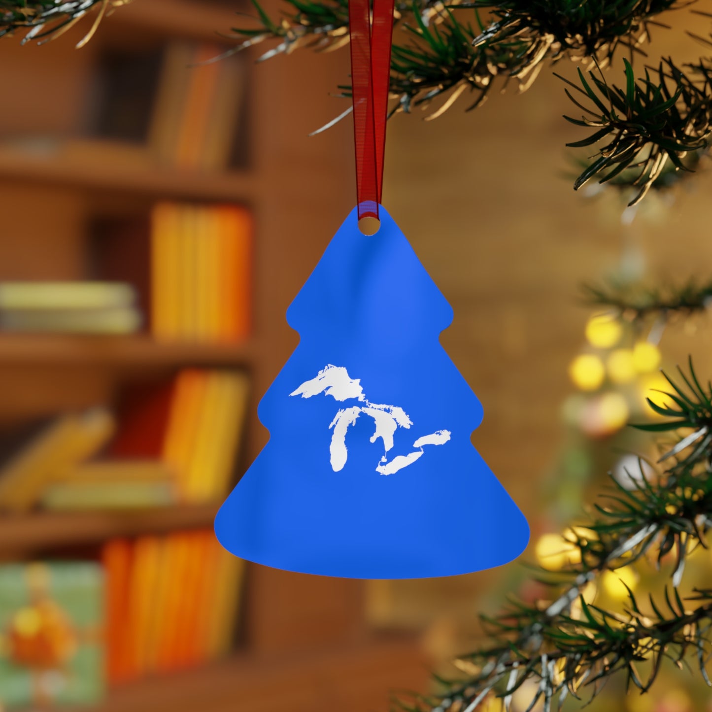 Great Lakes Christmas Ornament | Metal - Motor Town Blue