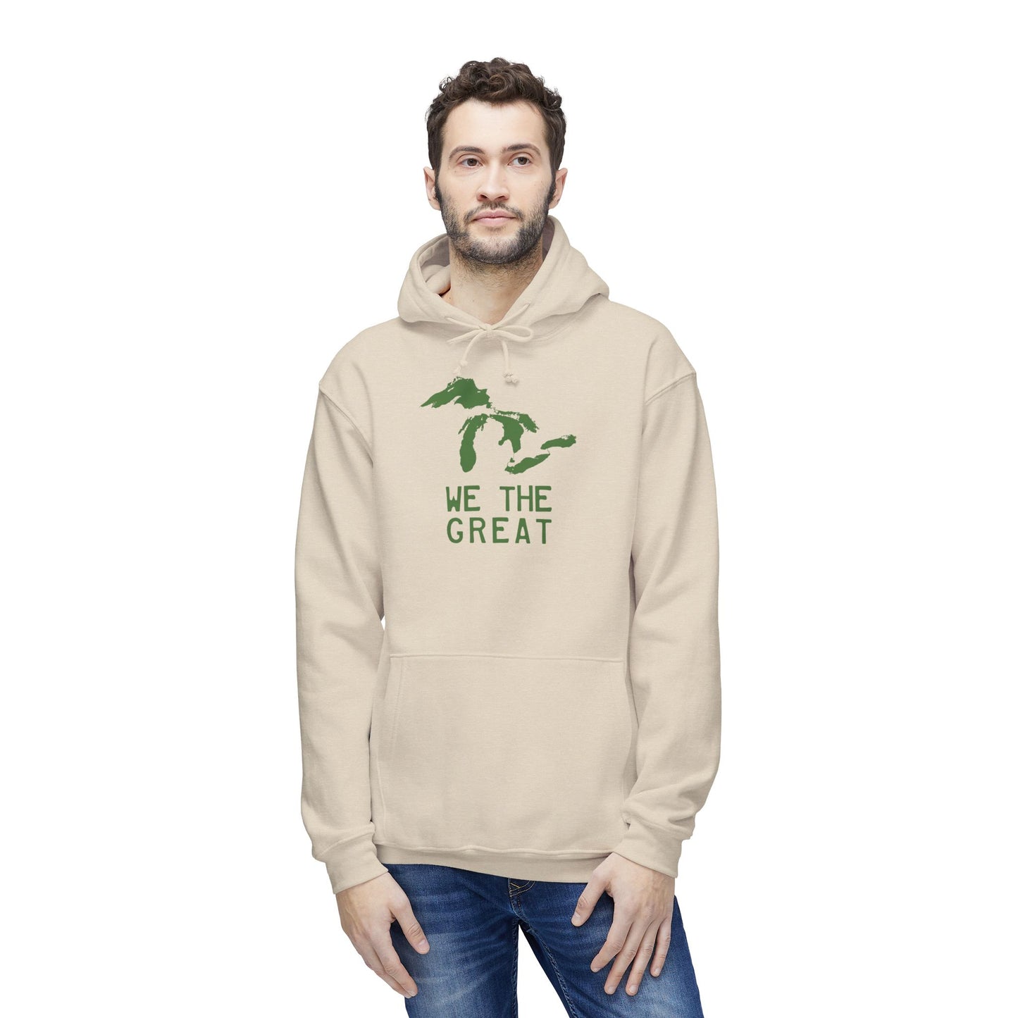 Great Lakes 'We The Great' Ultrapremium Hoodie | Made in USA - Pine Green