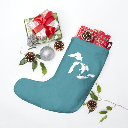 Great Lakes Christmas Stocking | Huron Blue