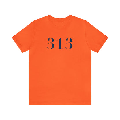 Detroit '313' T-Shirt (Didot Font) | Unisex Standard Fit