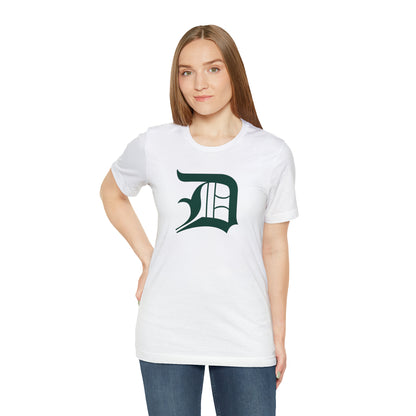 Detroit 'Old English D' T-Shirt (Laconic Green) | Unisex Standard