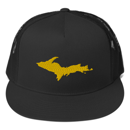 Michigan Upper Peninsula Trucker Hat (w/ UP Outline) | 5-Panel