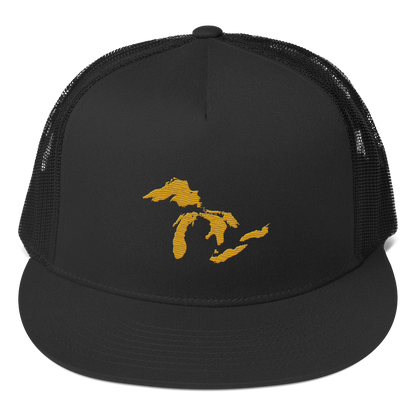 Great Lakes Trucker Hat (Gold) | 5-Panel