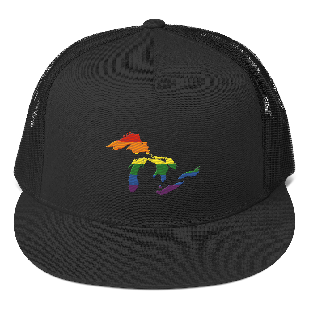 Great Lakes Trucker Hat (Rainbow Pride Edition) | 5-Panel