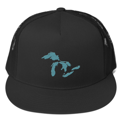 Great Lakes Trucker Hat (Huron Blue) | 5-Panel