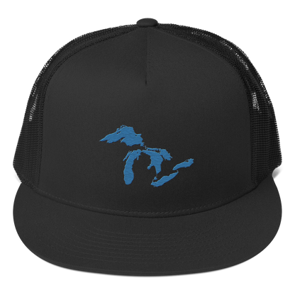 Great Lakes Trucker Hat (Superior Blue) | 5-Panel