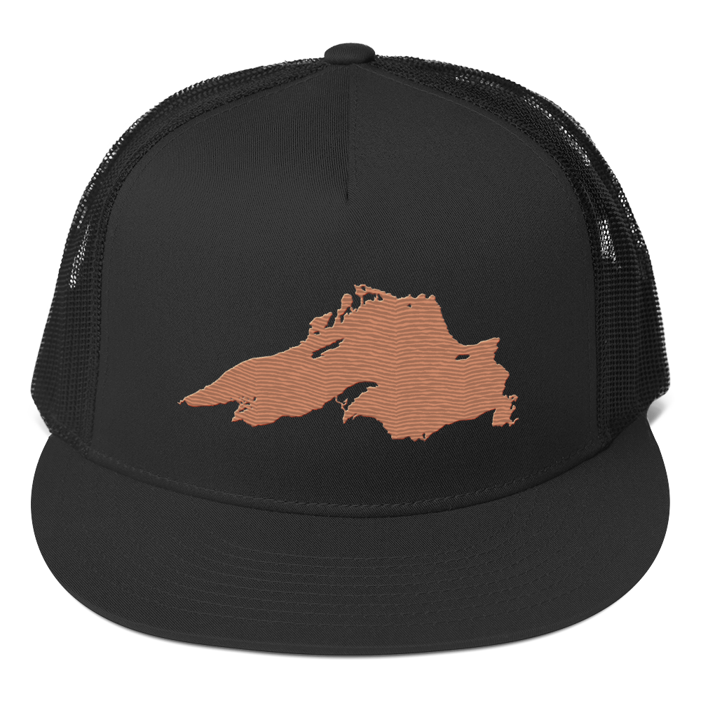 Lake Superior Trucker Hat | 5-Panel - Copper