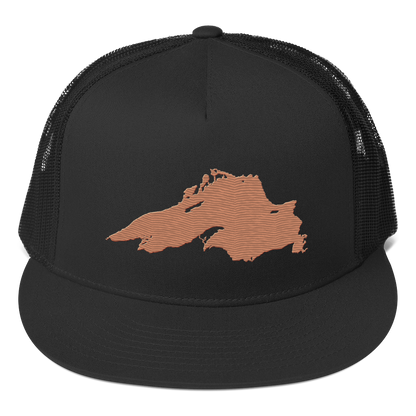 Lake Superior Trucker Hat | 5-Panel - Copper