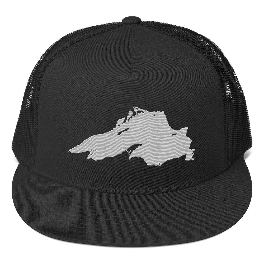 Lake Superior Trucker Hat | 5-Panel - Platinum