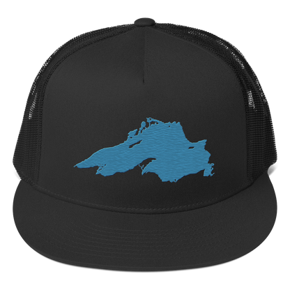 Lake Superior Trucker Hat | 5-Panel - Traverse Blue